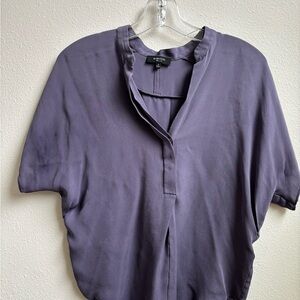 Aritzia Babaton Purple Dolman Sleeve Blouse
